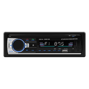 Model 530 12V tek 1 din bluetoo/ FM/SD/AUX araba stereo ses radyo mp3 çalar bluetooth desteği ile telefon şarj - Product Image 1