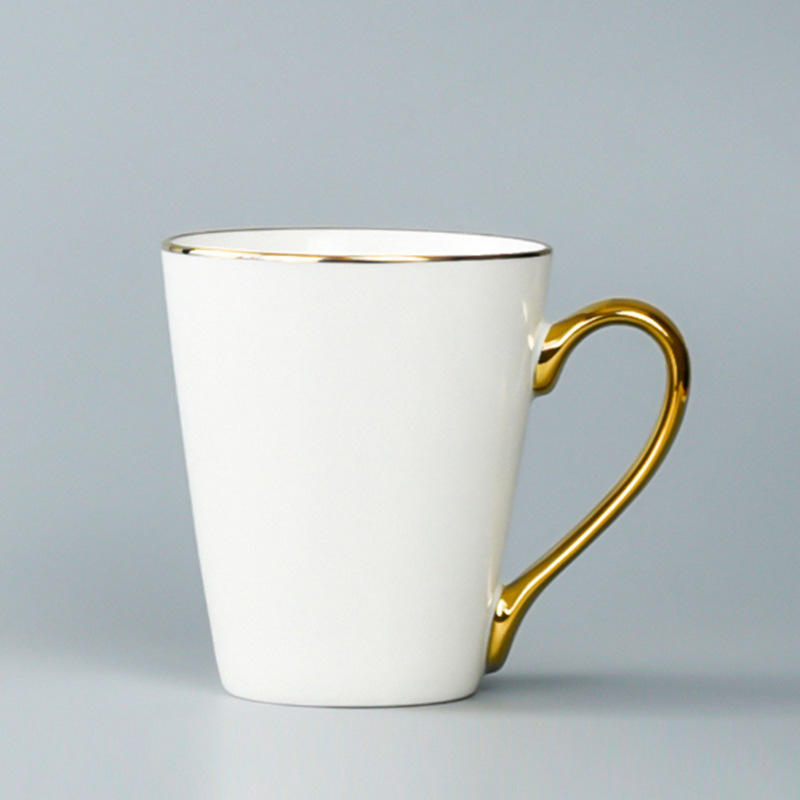 ถ้วย V-cup พร้อมหูจับสีทอง ถ้วยเดี่ยว