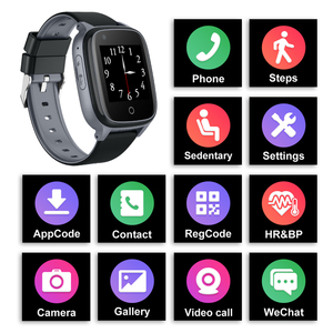 สมาร์ทวอทช์4G GPS, นาฬิกาอัจฉริยะ WIFI LBS โหมดที่ตั้งกันน้ำป้องกันการสูญหายแบตเตอรี่ใช้งานได้ยาวนานอัตราการเต้นของหัวใจทดสอบความดันโลหิต - Product Image 6