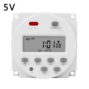 Interruttore Timer LCD digitale 5V-220V intervallo 1 secondo 7 giorni settimanale programmabile relè programmatore CN101S - Product Image 6