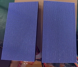 แผงหน้าจอแสดงผล LED แม่เหล็ก6.3*3.1นิ้วสีเต็มรูปแบบแผงแผงแผงวงจร LED สำหรับ P2.5ในร่ม