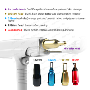 Chuyên nghiệp Q Switched ND Yag laser Tattoo Remover Carbon Peel Laser máy trên khuôn mặt - Product Image 2