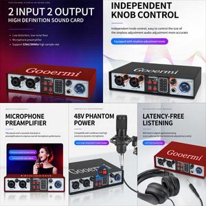 Estudio de audio de interfaz multifuncional para ventas al por mayor Estudio de interfaz de audio - Product Image 6
