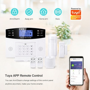 מפעל מחיר Tuya חכם Tuya חכם WiFi 200 אלחוטי & 8 Wired אזורי <span class=keywords><strong>GSM</strong></span> בית מעורר PST-PG500-TY