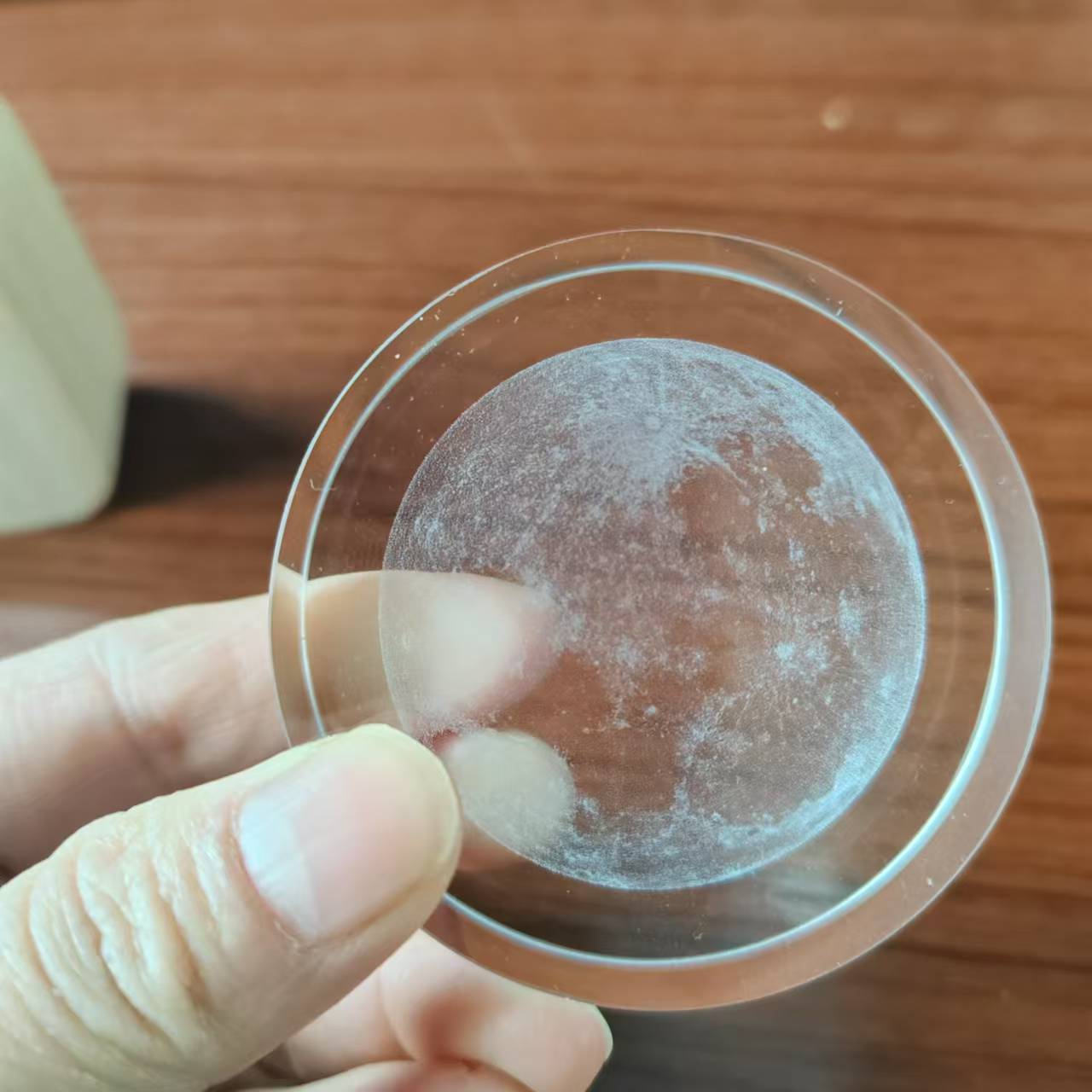 only logo round glass