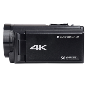 กล้อง4K DV กันน้ำจริง5ม. 13MP เซ็นเซอร์ CMOS หน้าจอ3.0นิ้ว IPS จอแสดงผลแบบหมุนได้สำหรับถ่ายภาพใต้น้ำ - Product Image 1