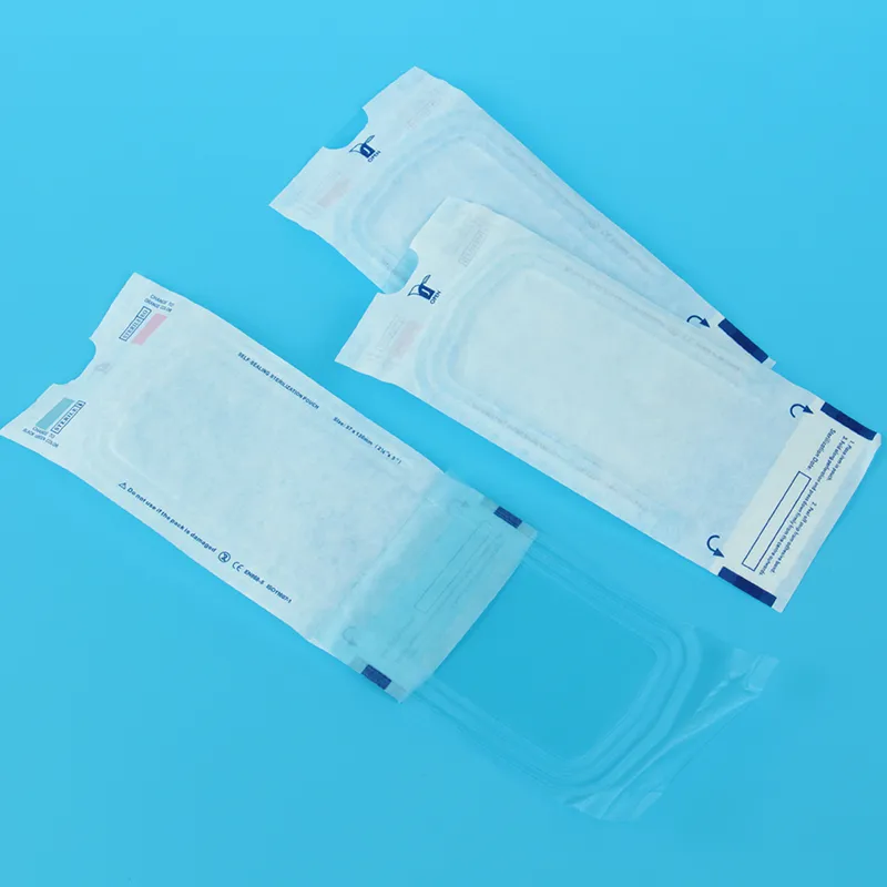 दंत डिस्पोजेबल स्व सील सूखी गर्मी चिकित्सा पैक नसबंदी पाउच