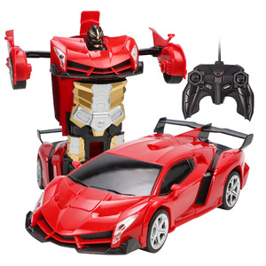 <strong>2025</strong> Transforming <strong>RC</strong> Car Cool Sports Car to Robot Remote Control Fun for Kids Durable Design Easy Transformation - Product Image 1