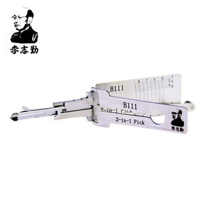 Lishi araçları 2 in 1 çilingir onarım aracı B111 2in1 dekoder GM HUMMER GMC için Pick [GM Z kama] araç tuşları - Product Image 1