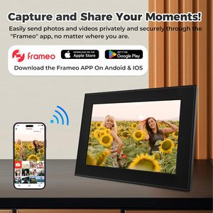 WiFi <strong>Digital</strong> Video <strong>Photo</strong> <strong>Frame</strong> <strong>with</strong> Touch Screen &amp; Clock <strong>Function</strong> <strong>with</strong> Frameo APP - Product Image 6