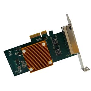 1 GIGABIT 4ポートPCIe Serverネットワークアダプタカード10/100/1000MギガビットイーサネットLANカードIntel I350チップ付き - Product Image 1