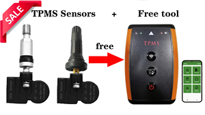 QQr TPMSセンサーデュアル周波数 (315MHz 433MHz) OEレベルユニバーサルプログラマブル無料Q03診断デバイスBluetoothツール - Product Image 6