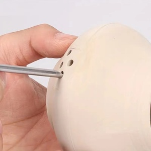 Çaydanlık için 6 adet yüksek kaliteli paslanmaz çelik çömlek aracı Set emzik bitirme & kil heykel hassas küçük delik yumruklar modelleme - Product Image 5