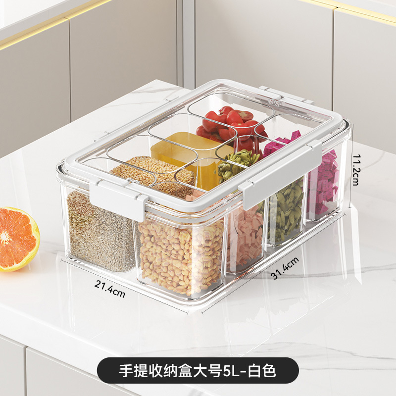 5L Portable Storage Box (White)