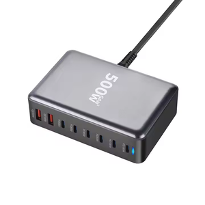 Masaüstü GaN adaptörü hızlı PD şarj 8 port USB tip C adaptörü cep telefonu Laptop onarım istasyonu adaptörü - Product Image 5