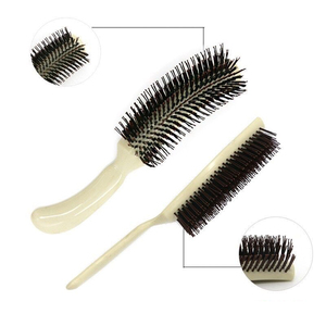 Sert kıl saç fırçası plastik kıl r fırça düğün saç şekillendirici - Product Image 4