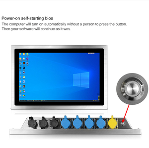 IP65 impermeável 10,1 polegadas Industrial todo um PC capacitivo touchscreen <span class=keywords><strong>Wifi</strong></span> rede 128GB 2GB memória Intel USB HD <span class=keywords><strong>WiFi</strong></span> câmera