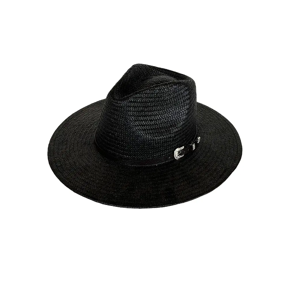 Venta al por mayor nueva venta sombrero de paja señora barato personalizado mexicano sombreros de vaquero