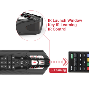 Intelligent F1 Infrared Learning Wireless air Voice Flying Mouse TV Set-top Box Remote <strong>Control</strong>