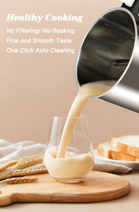 1.2L badem sütü makine ev çorba makinesi çok fonksiyonlu 6 in 1 soya yulaf süt makinesi elektrikli mikser Blender - Product Image 4