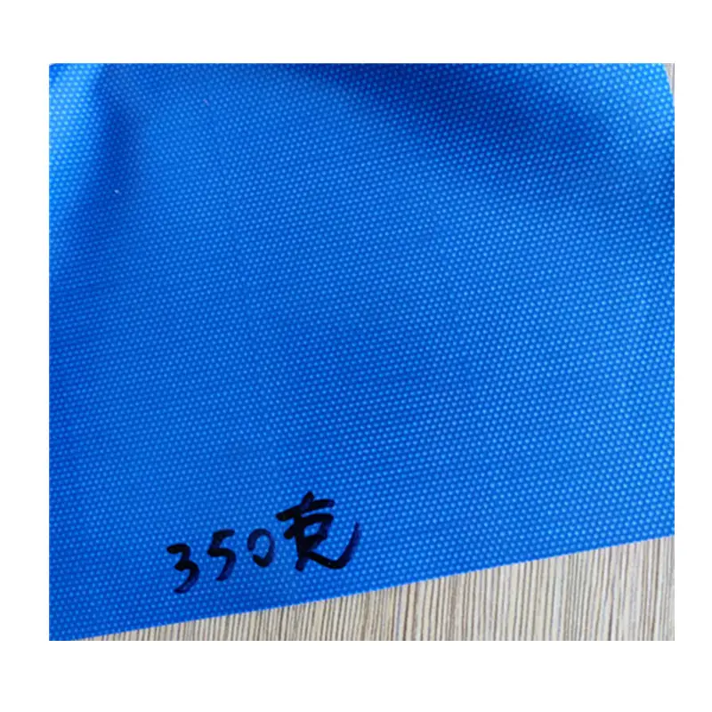 Hoge Kwaliteit Economische Stijl Duurzaam Flexibel 350Gsm Blauw Pvc Vinyl Gecoat Zeildoek Voor Dekking En Tentdak