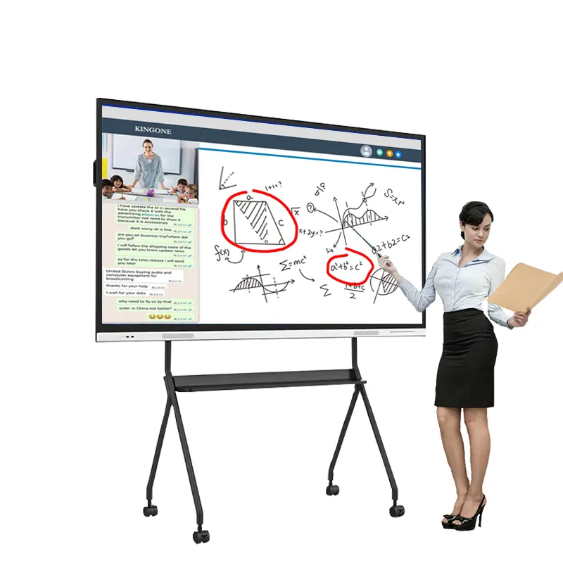 Kingone Interactive LCD-Display Whiteboard Preise Whiteboard Lern geräte Interaktives Smart Board