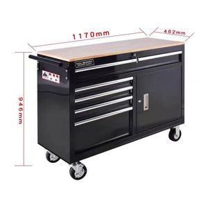 汽车工作站组织用廉价金属可移动机械工具柜滚动工具盒 - Product Image 5