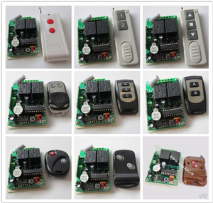 12V 2通道学习码遥控开关无线智能接收器，带2个继电器电机正转和反转 - Product Image 4