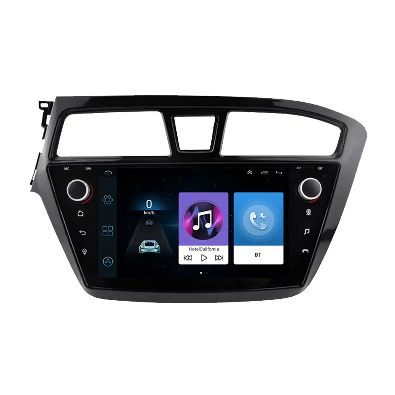 HYUNDAI i20 için 2014-2019 7 inç araç dvd oynatıcı vcd cd mp3 mp4 çalar gps navigasyon oto elektroniği toptan