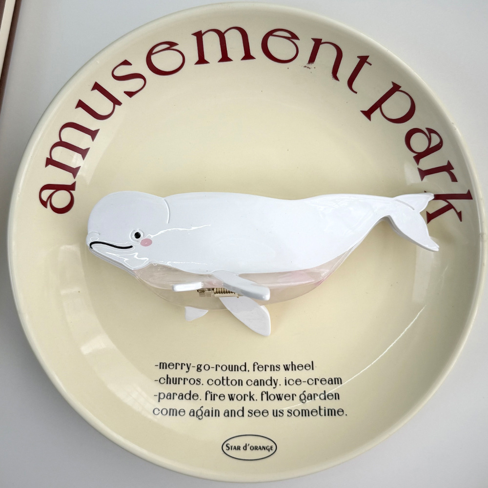 7 white Whale 14.5*4cm 40g