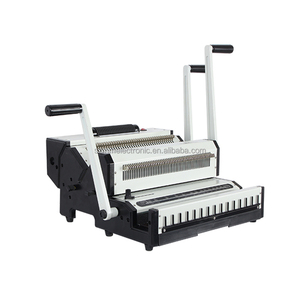 Custom SW2500A Multipurpose 2in1 Strip Comb Book Binder 25sheets Manual Wire Book <strong>Binding</strong> Machine for Office - Product Image 1