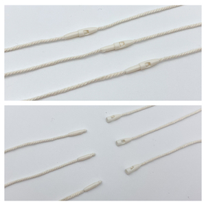 Pin de seguridad de nailon para ropa, etiqueta colgante de algodón y poliéster, embalaje de bloqueo de cuerda, etiqueta colgante de bucle de 20cm, etiquetas de cuerda, eslinga Br - Product Image 2