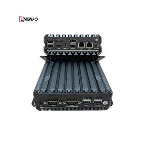 Computadora de borde sin ventilador de interfaz múltiple Intel Celeron N100 2 LAN 2 COM 25W Sistemas de control industrial de baja potencia Stock integrado - Product Image 1