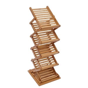 Portariviste in bambù con ripiano pieghevole a 5 strati - Product Image 3