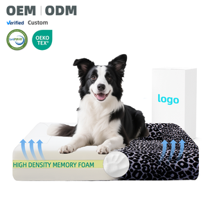 Camas para perros lavables para camas ortopédicas grandes para perros para jaula con cubierta extraíble Camas para mascotas de espuma - Product Image 1
