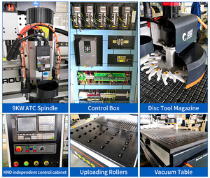 木雕multicam备件台式铣床ATC cnc路由器 - Product Image 3