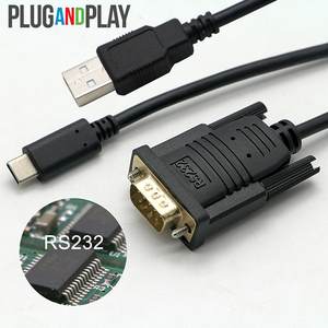 Factory Custom Plug and Play FTDI DB9 Micro MINI type C USB to RS232 Serial Cable for <strong>Programming</strong> - Product Image 3