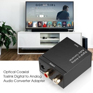 Adaptador de convertidor de Audio Digital óptico Coaxial a analógico, RCA L/R, con Cable óptico Toslink de 1m y Cable de alimentación USB - Product Image 5
