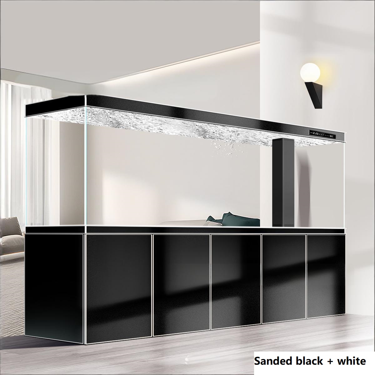 2-Sanded black + white