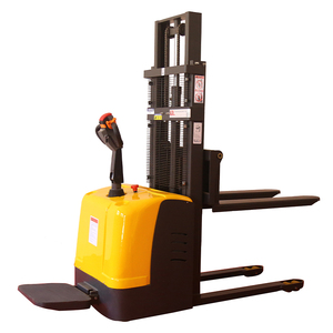 Vollelektrische 1.000kg/1500kg mit 1 Tonnen Kapazität Werkslager Verwendung Stand-on-Pallettenaufzug tragbare Lad-/Entlademaschine - Product Image 1