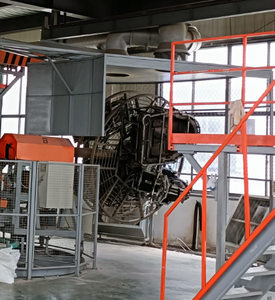 2023 Rotational Moulding Machine for Making Plastic Rotational Molding Parts 3 Arms <strong>Carrousel</strong> Roto Molding Machine - Product Image 4