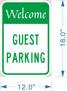 12 "x 18" tùy chỉnh dành riêng khách khuyết tật Nhà thờ xe điện không có bãi đậu xe và tài sản tư nhân không có biển báo đường - Product Image 2