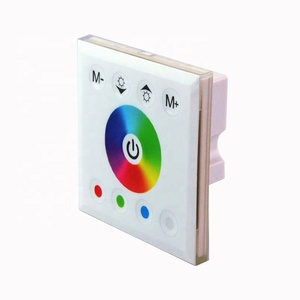 Controller pannello led RF telecomando Full Contact RGBW RGB striscia LED Controller DC12-24V 18A con 3 anni di garanzia - Product Image 2