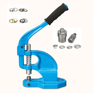 Guangzhou kolay işletilen düğme yapma delik makinesi 6/10/12mm manuel delme makinesi - Product Image 1