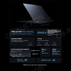 Оригинальный Новый Lenovo Legion Y7000 <span class=keywords><strong>Intel</strong></span> <span class=keywords><strong>i7</strong></span>-13650H 24 ГБ 512 ГБ 8GB-RTX4060 16 дюймов 144 Гц IPS экран ПК игровой ноутбук - Product Image 3