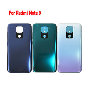 Kapı pil kapağı değiştirme arka cam orijinal Redmi için Not 7 8 9 Redmi X10 pil kapağı Not x değil 7 Lite arka kapak - Product Image 3