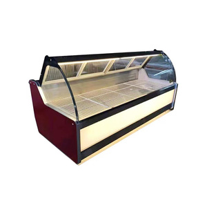 卸売高品質カウンター肉屋機器スーパーマーケットレストラン調理済み食品ショーケースディスプレイチラー