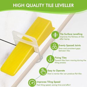 Çini klipler döşeme aksesuarları fayans seviye sistemi çini tesviye açı Fixter kama alıcılar kurulum için akülü araçları - Product Image 5