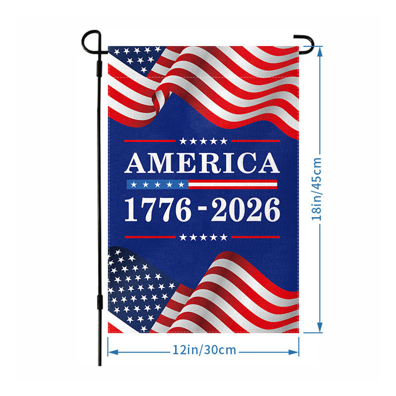 Bandera de jardín de tela de poliéster 3045cm-250hy-s002