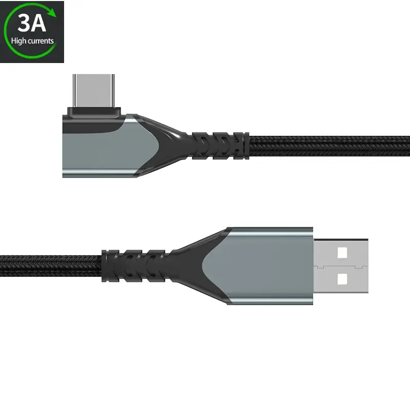 쉘 커넥터 꼰 안드로이드 휴대 전화 충전 데이터 케이블 알루미늄 합금 USB2.0 to Type-c 나일론 이어폰 나일론 시계 MWM